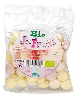 Pural Jo frutti gommes au yaourt bio 100g - 4313